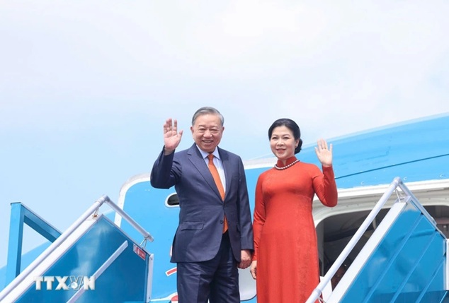 Tổng Bí thư Tô Lâm và Phu nhân lên đường thăm chính thức Cộng hòa Phần Lan